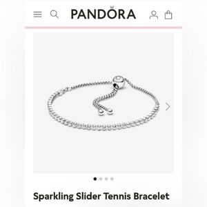 Pandora Slider Tennis Bracelet